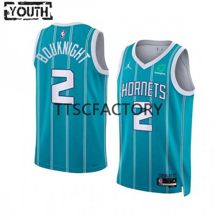 Maillot Basket Enfant Charlotte Hornets James Bouknight 2 Jordan 2022-23 Icon Edition Teal Swingman